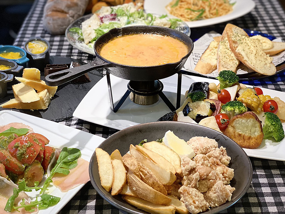 カジュアルチーズフォンデュプラン
【FOODのみ】